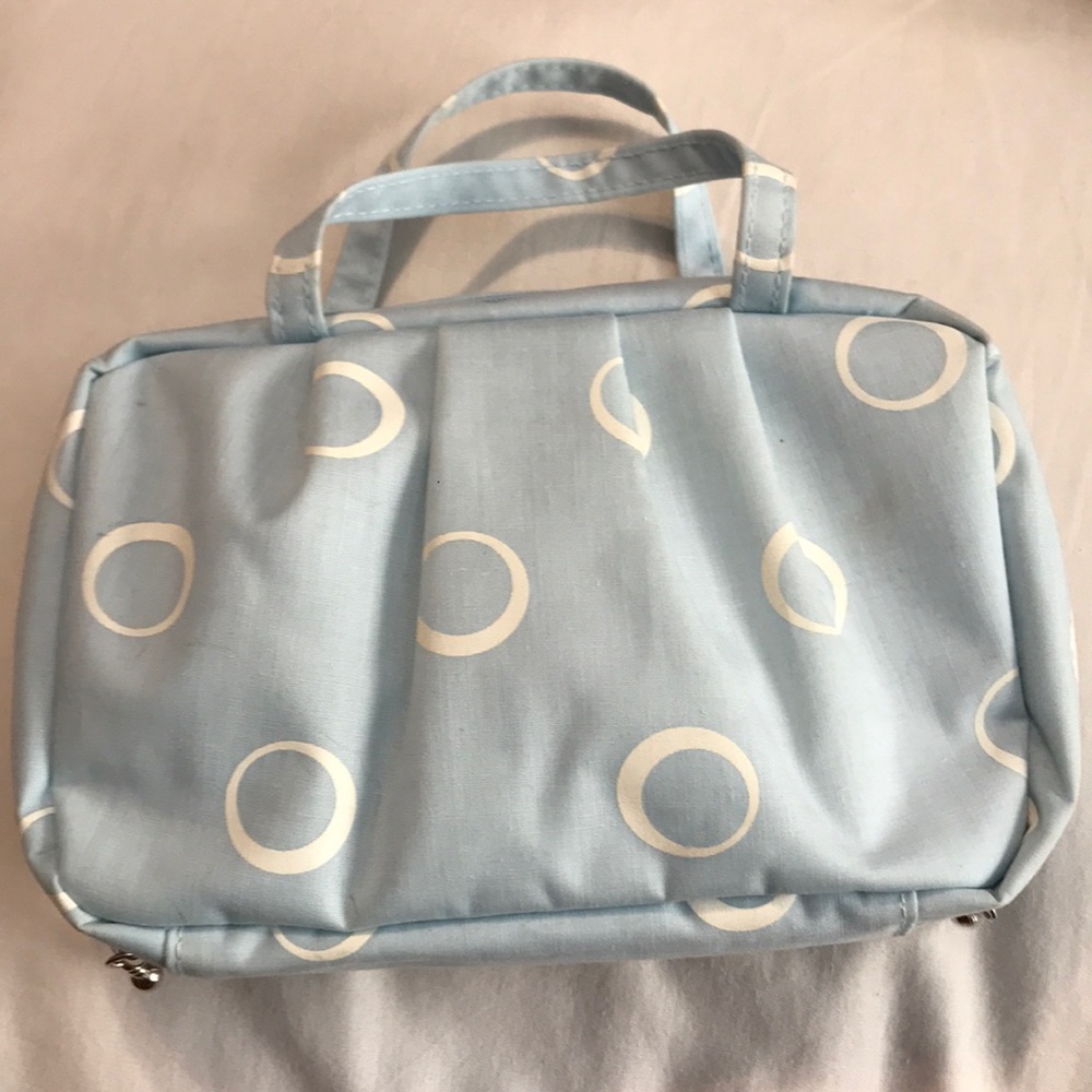 Travel makeup bag & brush set (5 pc)